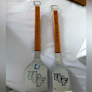 NIP UCF Knights Sportula set, spatula and grill brush.